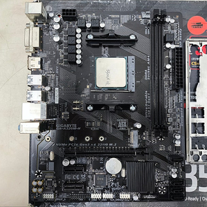 AMD 라이젠 3300X + 기가바이트 A320M-H 보드 판매합니다