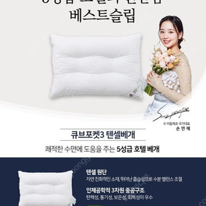 [미개봉 새상품] 베스트슬립 5성급호텔 큐브포켓3 텐셀베개 싸게 팔아요 (배송비도 제가 부담해요)