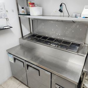 1500 토핑 냉장고 2단 상부 뚜껑 추가 팝니다