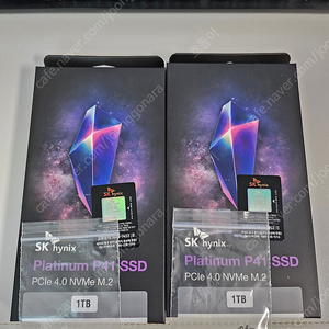 SK하이닉스 Platinum P41 M.2 NVMe 1TB 미개봉 새제품