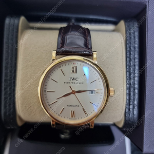 iwc 포르토피노 18k 레드골드 금통 40mm