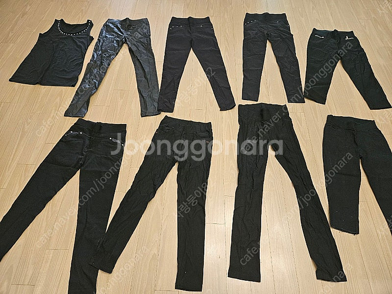 검정 래깅스 8벌 모음--0
