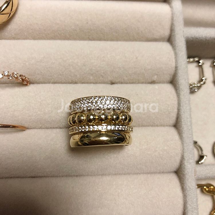 14k 4줄 반지--0