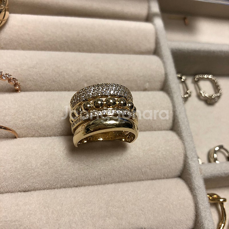 14k 4줄 반지--1
