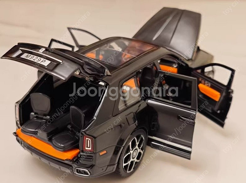 1:24 롤스로이스 컬리넌 럭셔리 SUV 다이캐스트 블...--2
