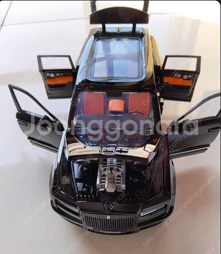1:24 롤스로이스 컬리넌 럭셔리 SUV 다이캐스트 블...--3