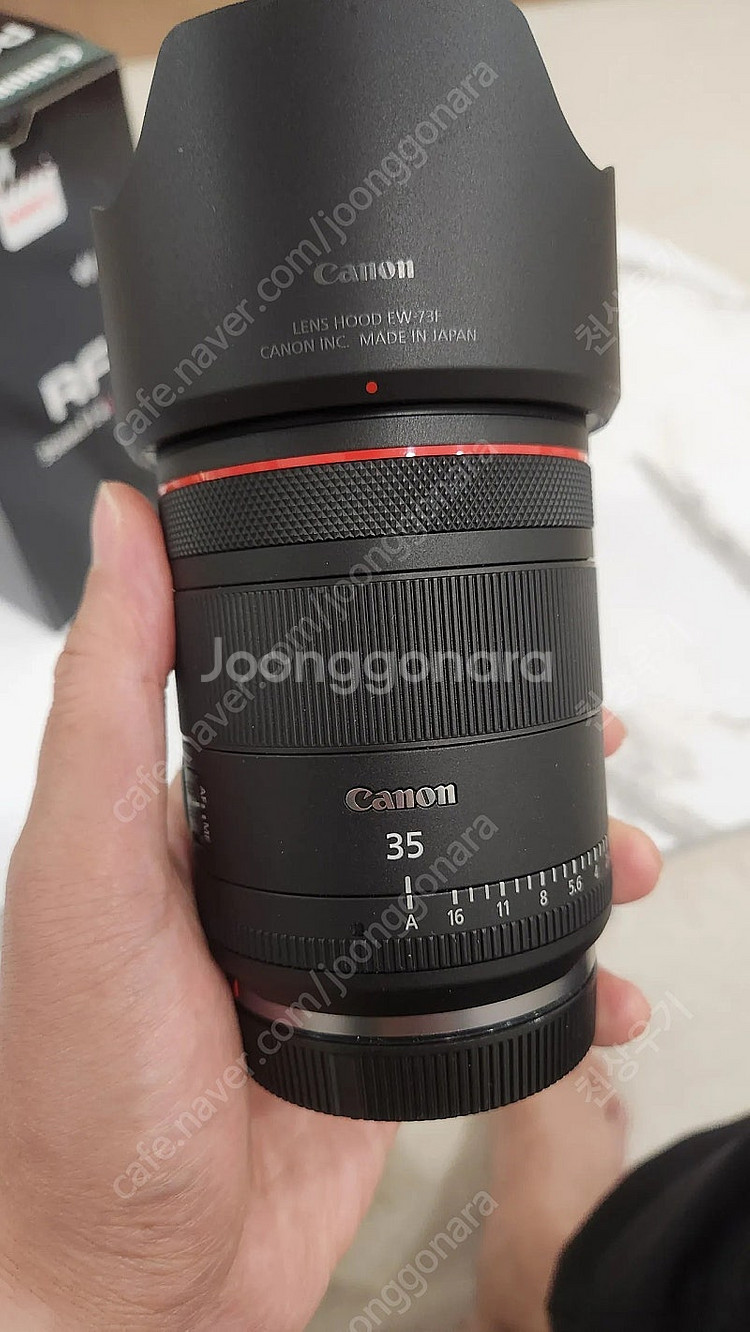 캐논 RF 35mm F1.4 L VCM 렌즈--1