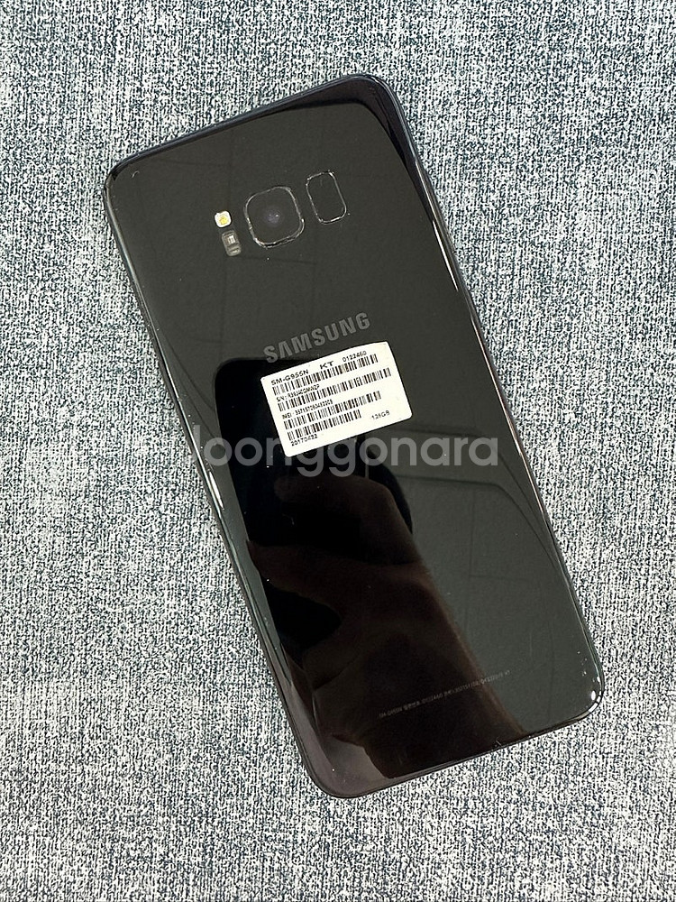 갤럭시S8+ 128G 블랙 무잔상 상태좋은 단말기 8만...--0