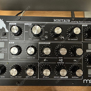 Moog Minitaur (무그 미니타우르) REV 2 팝니다.