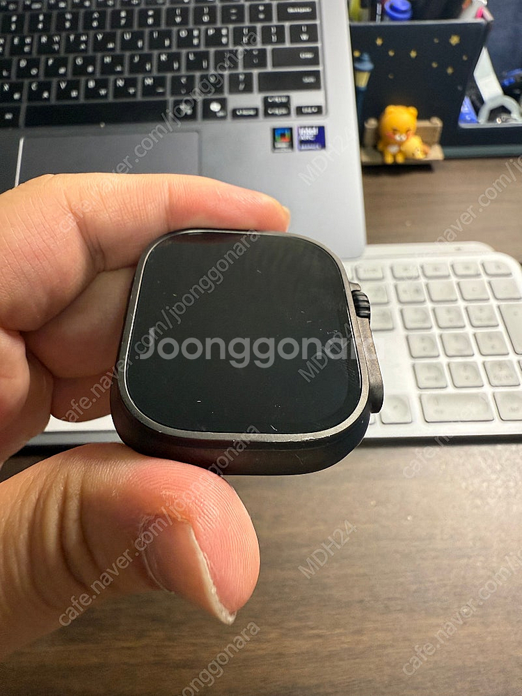 애플워치 울트라2 티타늄 블랙 버전 (애케플 포함)_블...--3
