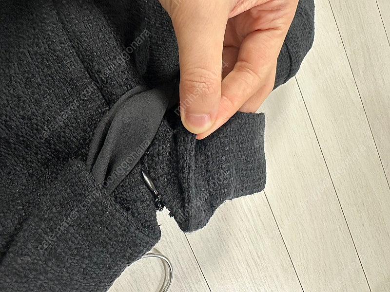 브라이드앤유 EMMA Collar detailed mermaid tweed dress (Black) 2사이즈 이미지