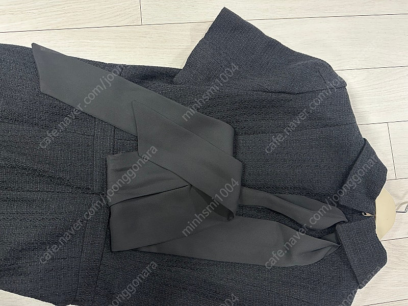 브라이드앤유 EMMA Collar detailed mermaid tweed dress (Black) 2사이즈 이미지