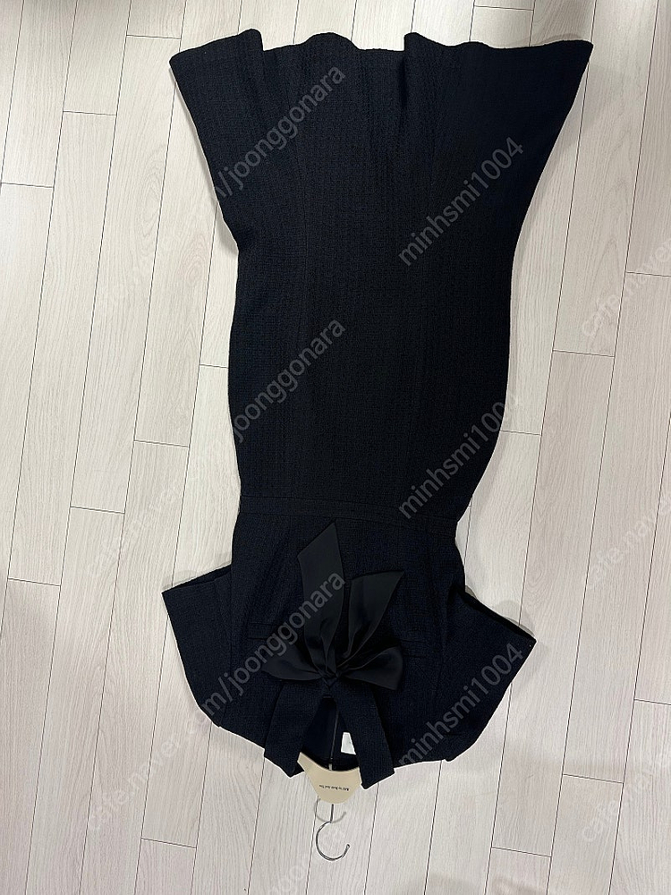 브라이드앤유 EMMA Collar detailed mermaid tweed dress (Black) 2사이즈 이미지