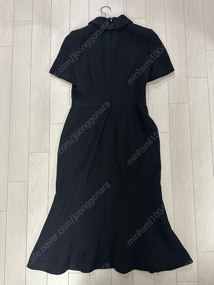 브라이드앤유 EMMA Collar detailed mermaid tweed dress (Black) 2사이즈 이미지