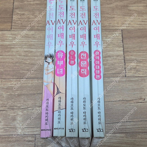 도전 AV여배우 시리즈 총5권 팝니다