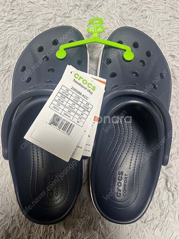 크록스 바야밴드 네이비 260--0