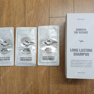 순수 더 사이언스 롱래스팅 샴푸 300ml (미개봉)