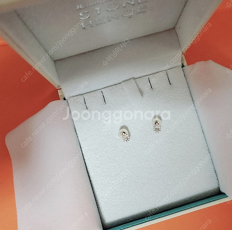 스톤헨지 정품 14k 귀걸이--2