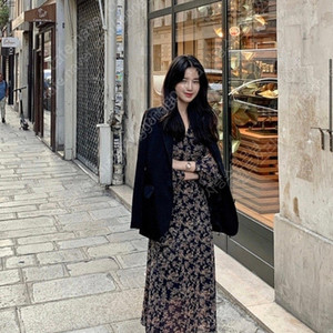 베니토 아테네 쉬폰 원피스