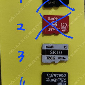 sd카드 128기가, 32기가 (메모리카드)
