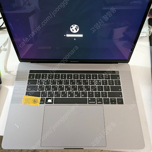 맥북프로 a1990 a1707 2019-17년식 15인치 13인치 cpu i9 i5 초기화 불가 만원