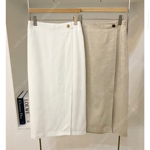 헤브 린넨 스커트 크림 판매해요