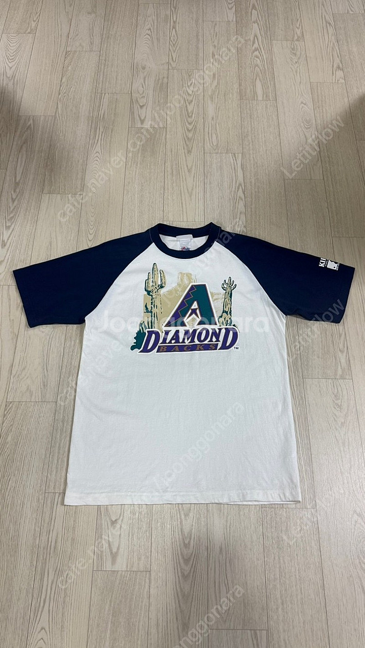 마제스틱 MLB 애리조나 다이아몬드백스 빈티지 티셔츠--0