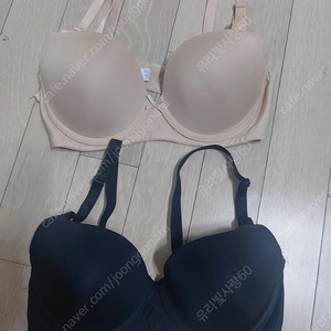 비너스 브라 75c 스킨.블랙 새상품