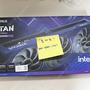 SPARKLE intel Arc B580 TITAN OC 12GB 미개봉 새제품 [서울 강서]