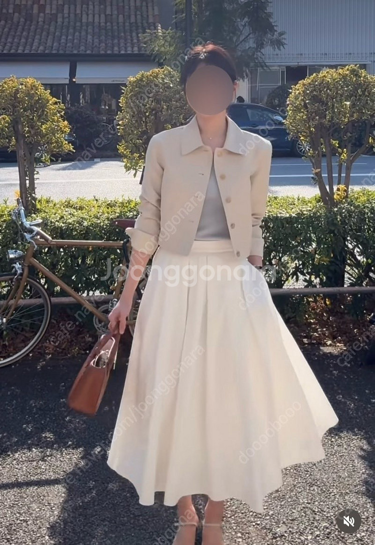 24ss 시에 레너 스티치 크롭 재킷 에크루베이지 s--1