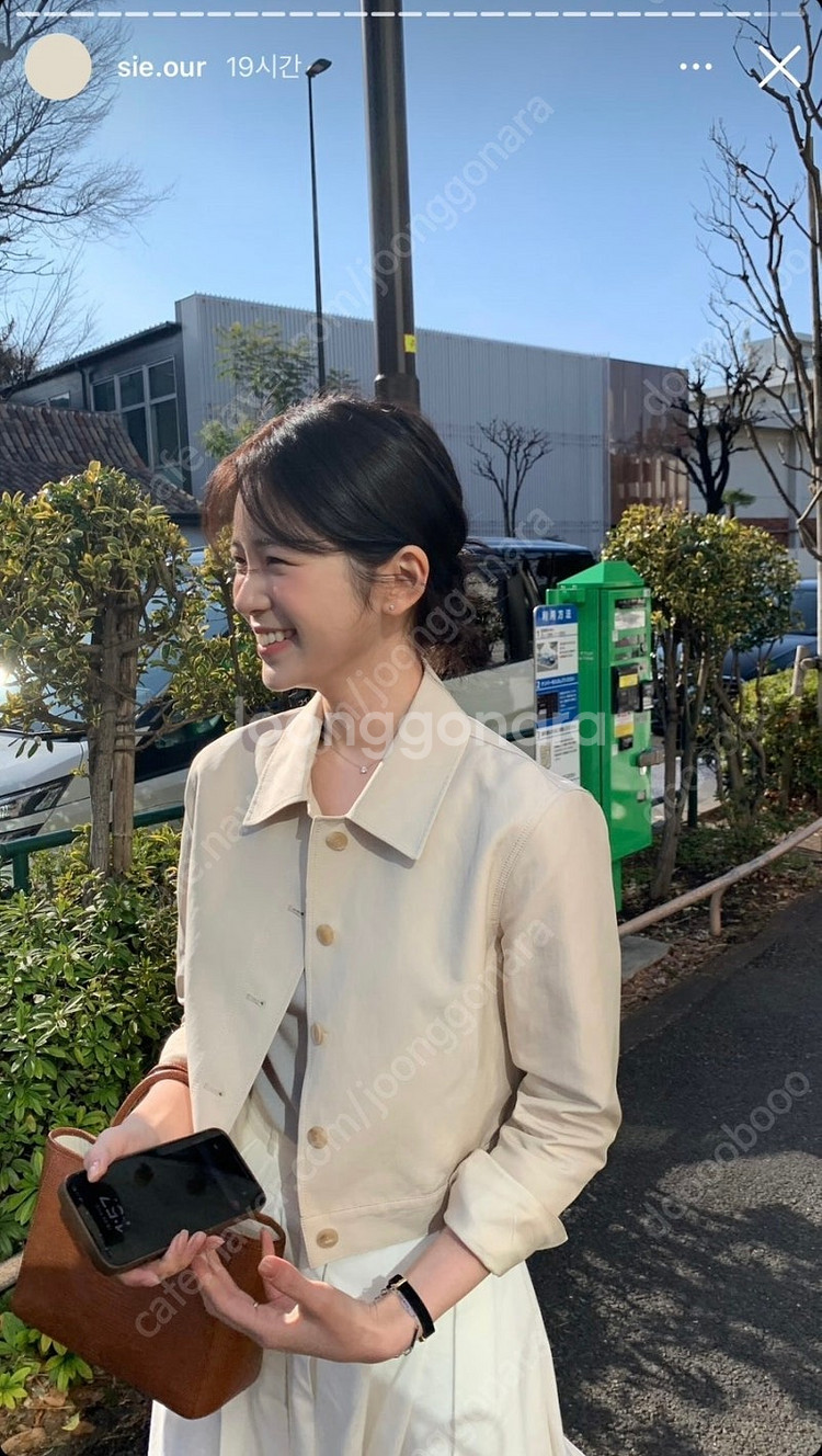 24ss 시에 레너 스티치 크롭 재킷 에크루베이지 s--2