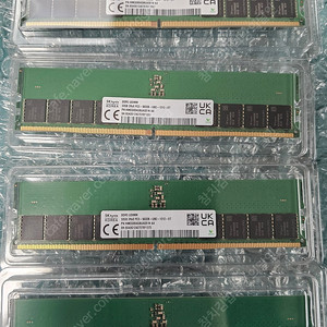 SK하이닉스 DDR5-5600 PC5-44800 CL46 5600MHz A다이 언락 32GB 4개 (128GB) 팝니다.