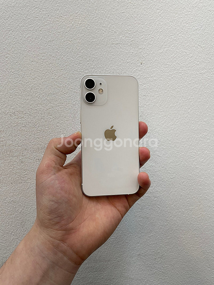 아이폰12미니 64GB 화이트 상태좋은 중고19만팝니다...--0