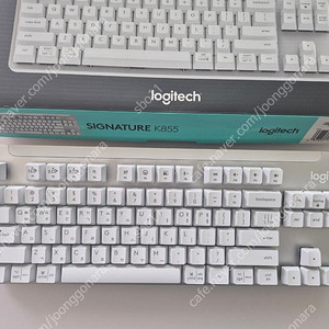 로지텍 K855 블루투스 기계식 키보드 오프화이트, 적축 판매, 24년 12월 국내 정발 구매