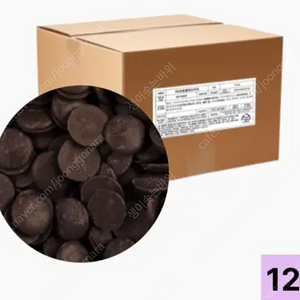 커버춰초콜렛 다크커버춰초콜릿12kg