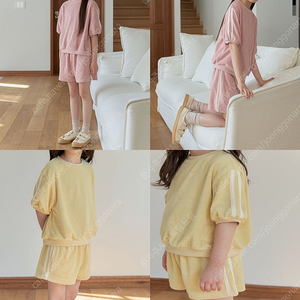 동그라미마켓 테리셋업 XL 핑크, 레몬