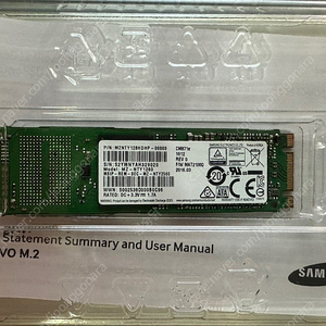 삼성 850 EVO M.2 SSD 500GB