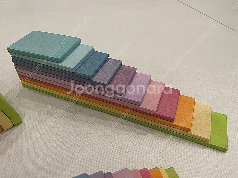 정토이즈 정품 발도르프 그림스 파스텔 원목교구--3