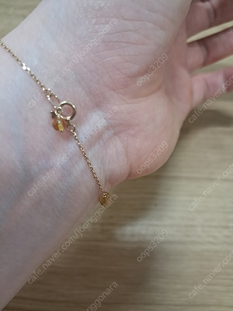 일본 스타 주얼리 10k 원석 팔찌 17.5cm 택포12만>>택포10만 이미지