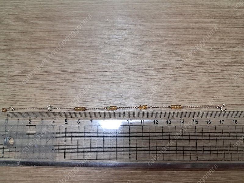 일본 스타 주얼리 10k 원석 팔찌 17.5cm 택포12만>>택포10만 이미지