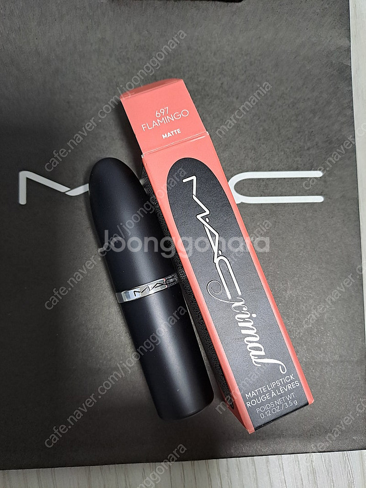 맥 MAC 맥시멀 실키 매트 립스틱(플라밍고)새상품 판...--2