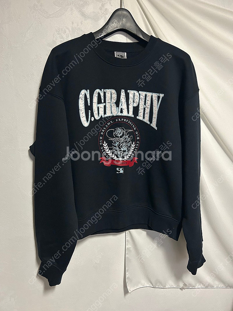 코드그라피 로즈엠블럼 맨투맨 스웻셔츠 판매--1