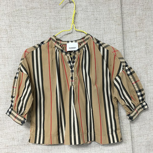 버버리 정품 신상 키즈 체크 블라우스 3Y