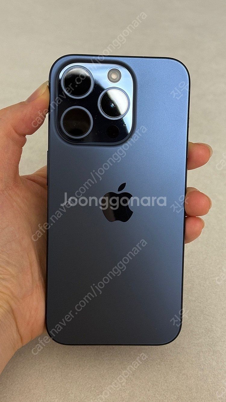 아이폰15pro 256GB 블루티타늄, 새상품급, 자급...--2