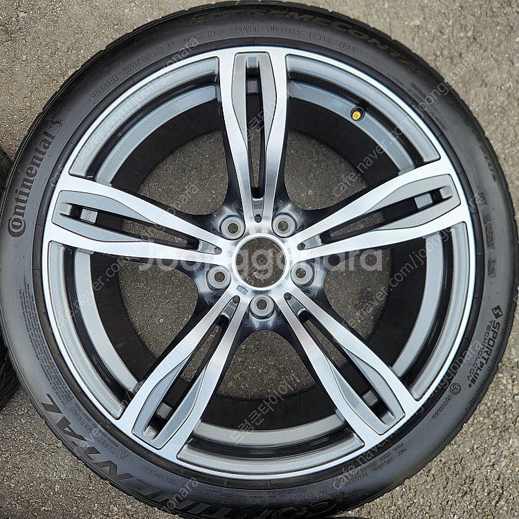 [판매] BMW M5 스타일 19인치 휠 타이어 세트 팝니다.F바디용--2