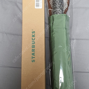 스타벅스 카키 사이렌 3단 자동우산 스타벅스우산