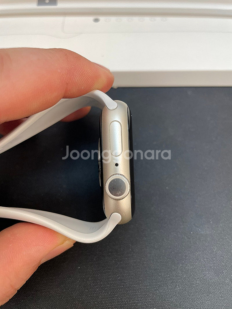 애플워치8 실버 41mm 배터리100% 상태좋은 중고2...--5