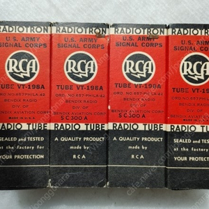 RCA 6G6G/VT-198 군용 No-Open/미개봉 3개 판매