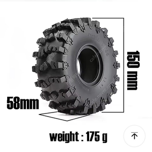 1/10 알씨 크롤러용 타이어. 휠 팝니다