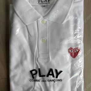 (새상품)꼼데가르송 정품 반팔 카라티 XXL 팝니다.